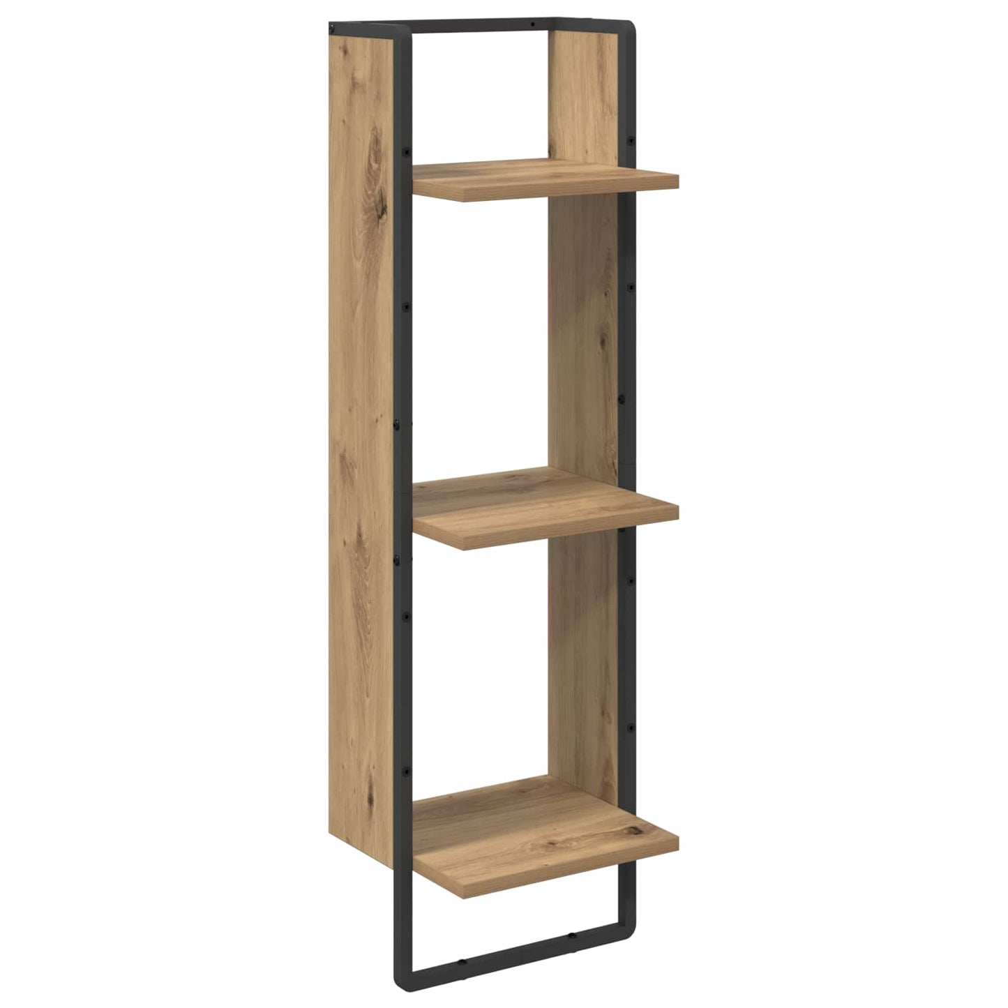 Wall Shelf Set Wall-Mounted 6 pcs Artisan Oak 100 x 25 x 30 cm