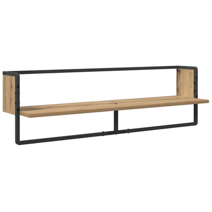 Wall Shelf Set Wall-Mounted 6 pcs Artisan Oak 100 x 25 x 30 cm