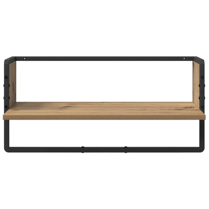 Wall Shelf Set Wall-Mounted 6 pcs Artisan Oak 100 x 25 x 30 cm