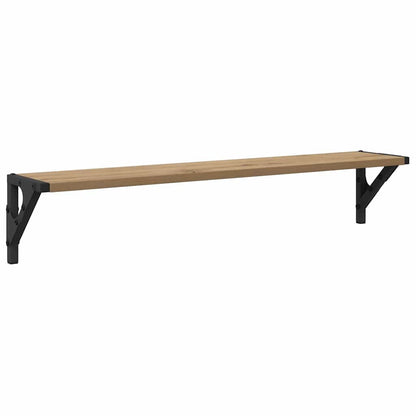 Wall Shelves Wall-Mounted 2 pcs Artisan Oak 80 x 15 x 15.5 cm