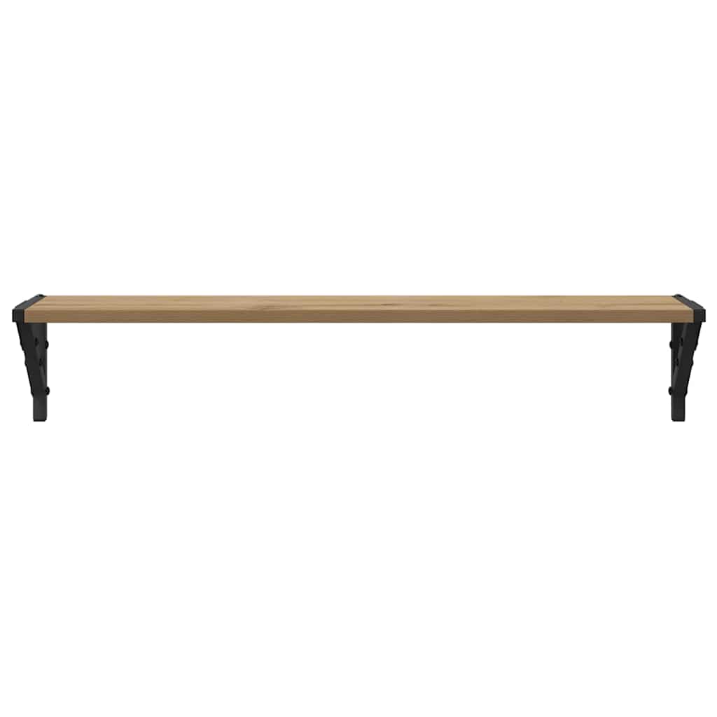 Wall Shelves Wall-Mounted 2 pcs Artisan Oak 80 x 15 x 15.5 cm