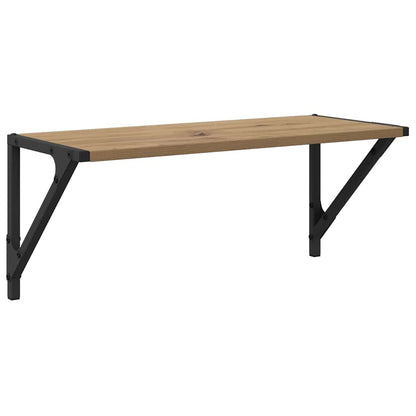 Wall Shelves Wall-Mounted 2 pcs Artisan Oak 60 x 25 x 25.5 cm