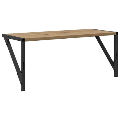 Wall Shelves Wall-Mounted 2 pcs Artisan Oak 60 x 25 x 25.5 cm