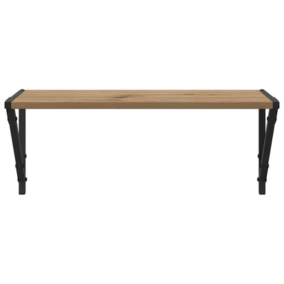 Wall Shelves Wall-Mounted 2 pcs Artisan Oak 60 x 25 x 25.5 cm