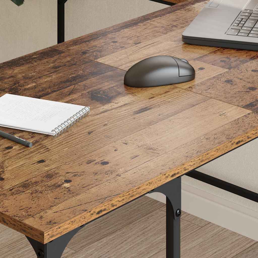 Desk Old Wood 139 x 139 x 75 cm Engineered Wood