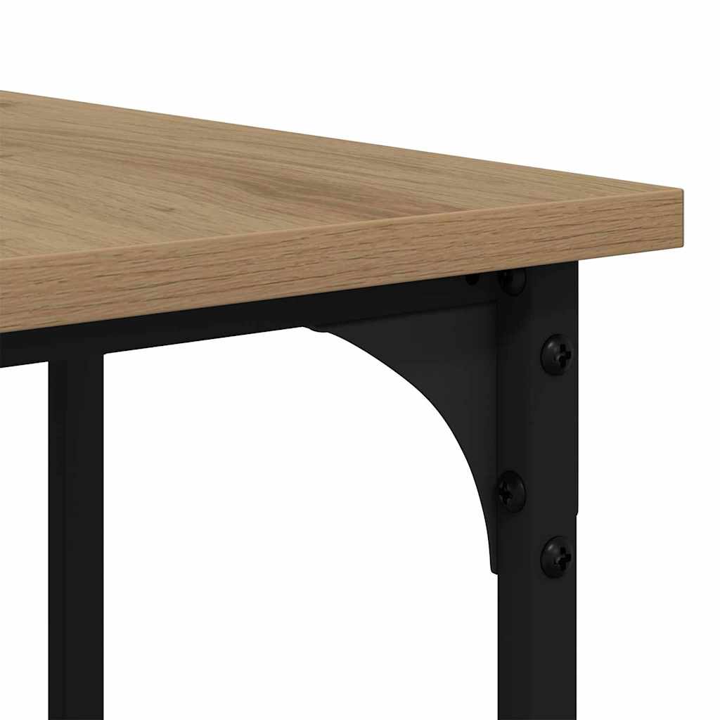 Desk Artisan Oak Engineered Wood 139 x 139 x 75 cm