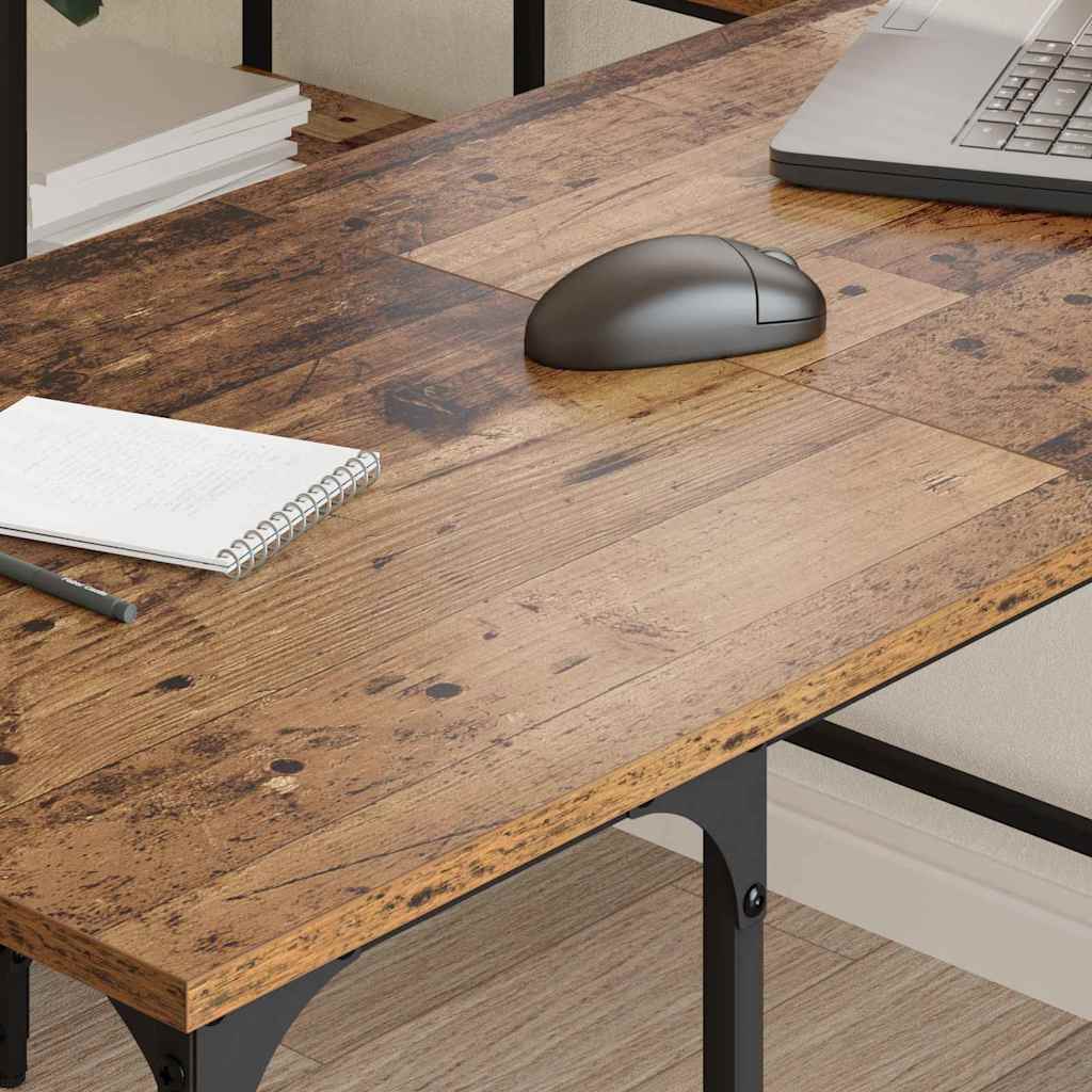 Desk Old Wood 139 x 139 x 75 cm Engineered Wood