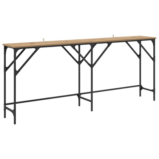 Console Table Artisan Oak 180 x 30 x 75 cm Engineered Wood