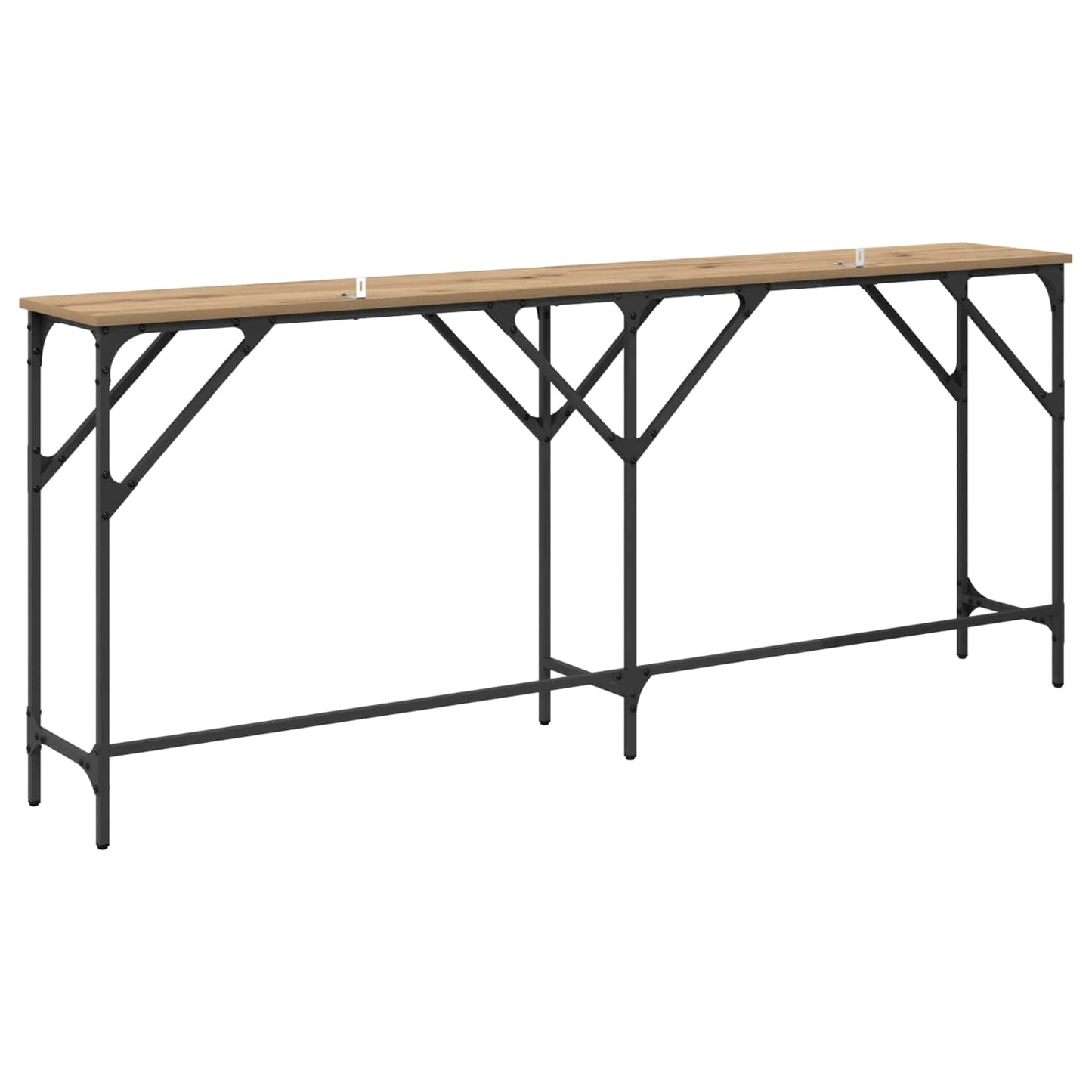 Console Table Artisan Oak 180 x 30 x 75 cm Engineered Wood