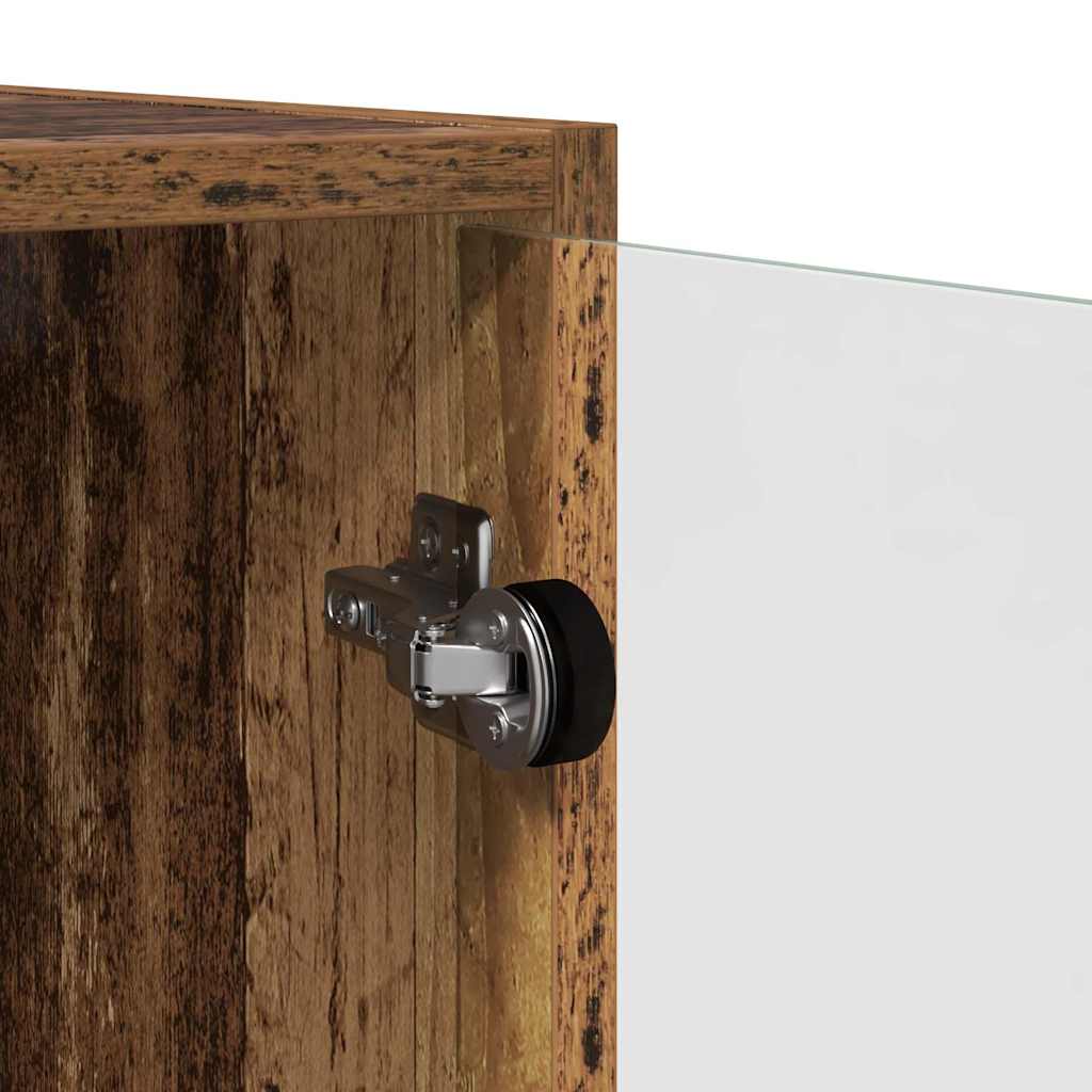 Wall Cabinet Old Wood 35 x 37 x 102 cm Engineered Wood