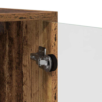 Wall Cabinet Old Wood 35 x 37 x 102 cm Engineered Wood