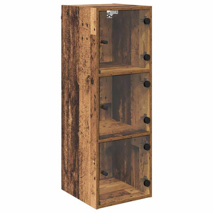 Wall Cabinet Old Wood 35 x 37 x 102 cm Engineered Wood
