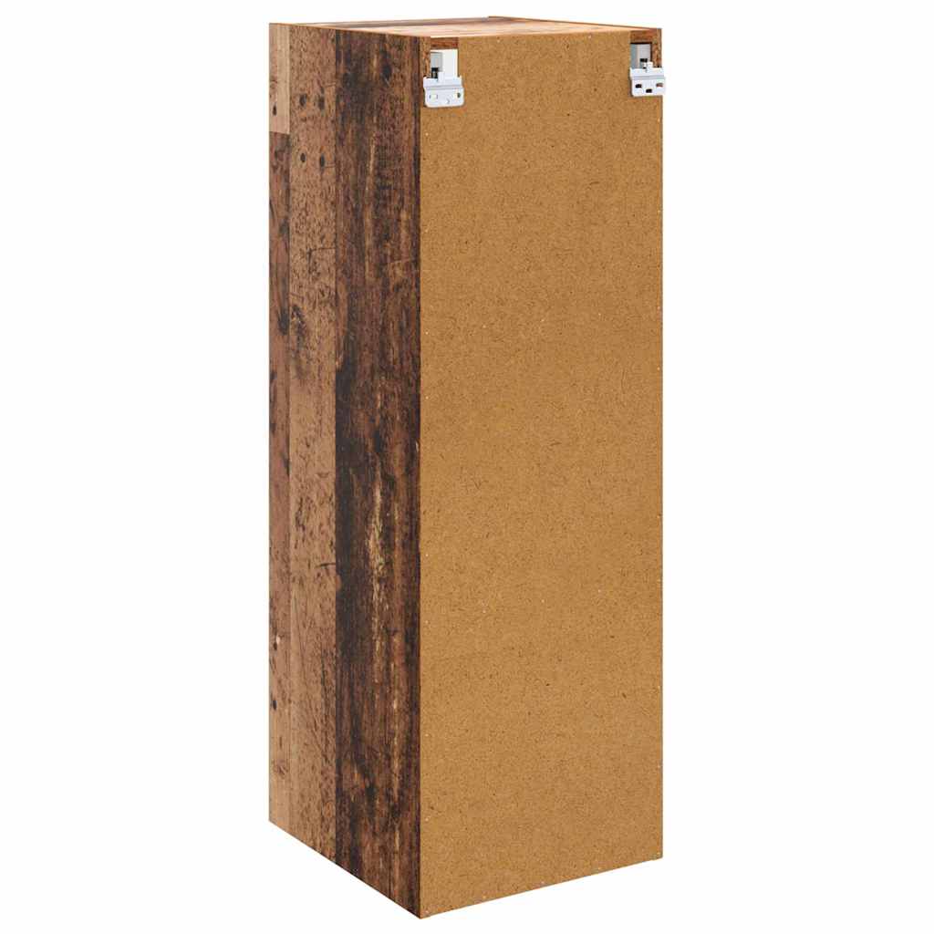 Wall Cabinet Old Wood 35 x 37 x 102 cm Engineered Wood