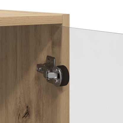 Wall Cabinet 35 x 37 x 102 cm Engineered Wood Artisan Oak