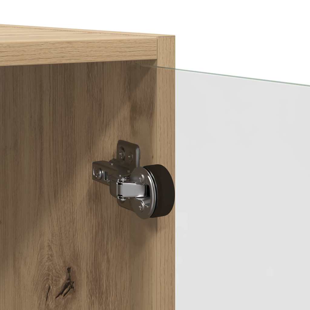 Wall Cabinet 68 x 37 x 68.5 cm Engineered Wood Artisan Oak