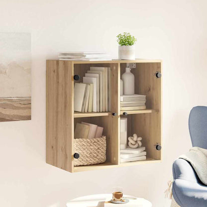 Wall Cabinet 68 x 37 x 68.5 cm Engineered Wood Artisan Oak