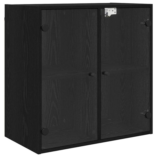 Wall Cabinet 68 x 37 x 68.5 cm Engineered Wood Black Oak