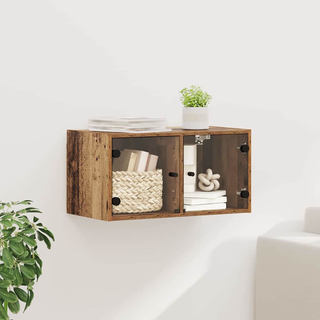 Wall Cabinet Old Wood 68 x 37 x 35 cm Engineered Wood