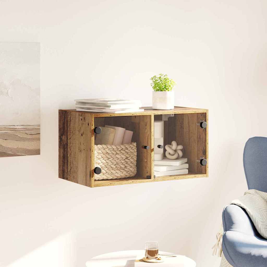 Wall Cabinet Old Wood 68 x 37 x 35 cm Engineered Wood
