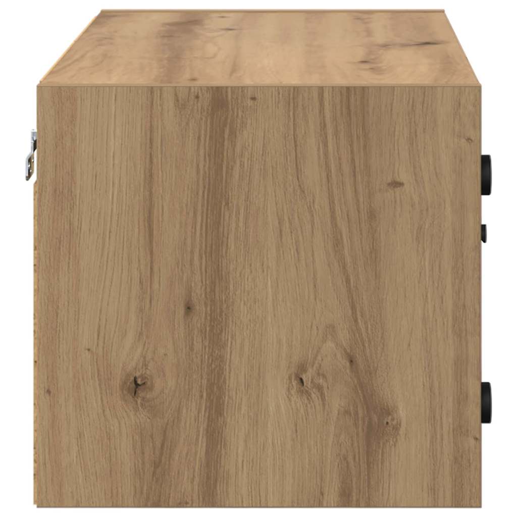 Wall Cabinet 68 x 37 x 35 cm Engineered Wood Artisan Oak