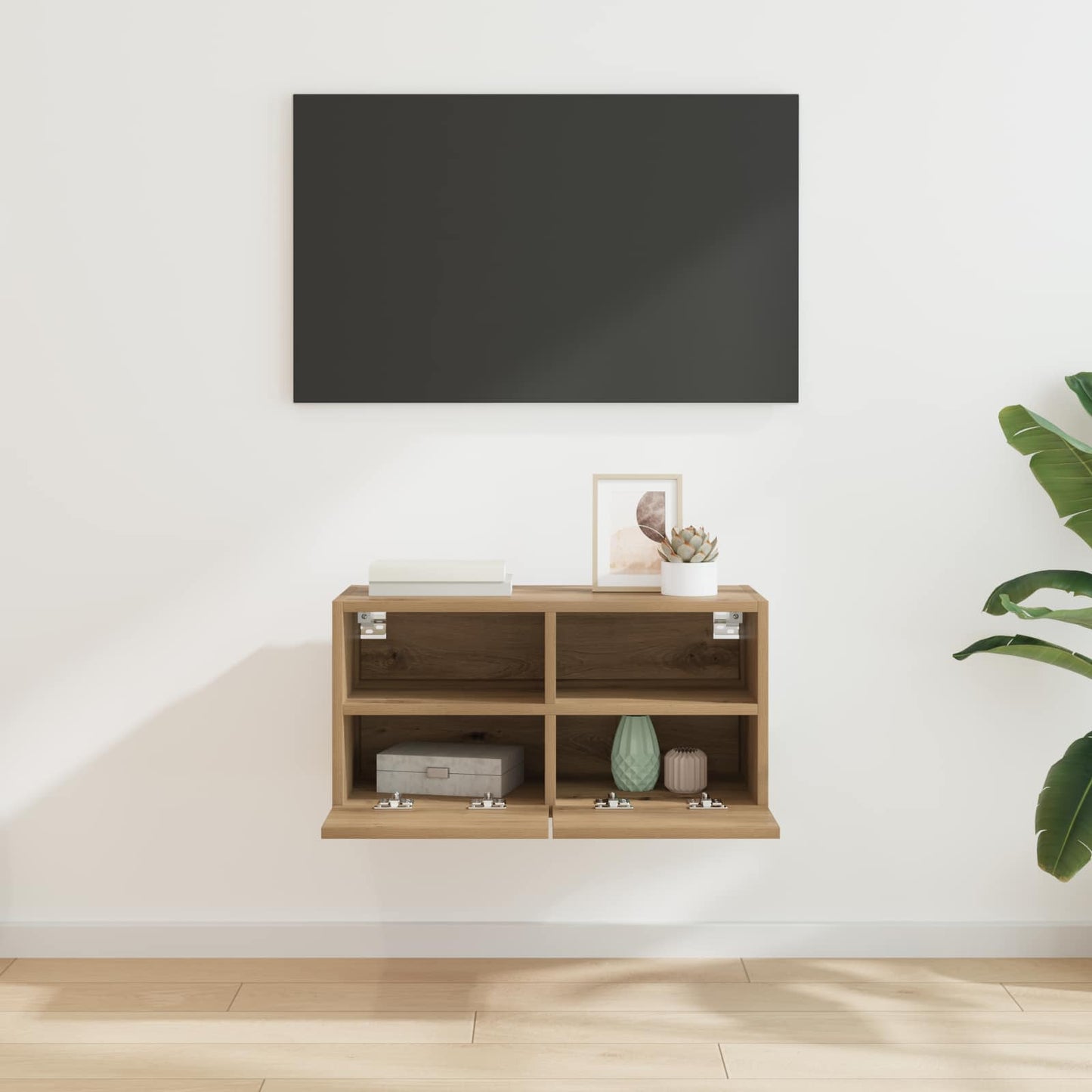 TV Wall Cabinet 60 x 30 x 30 cm Artisan Oak Engineered Wood