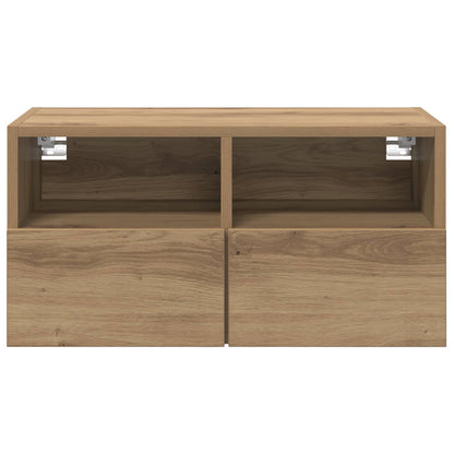 TV Wall Cabinet 60 x 30 x 30 cm Artisan Oak Engineered Wood