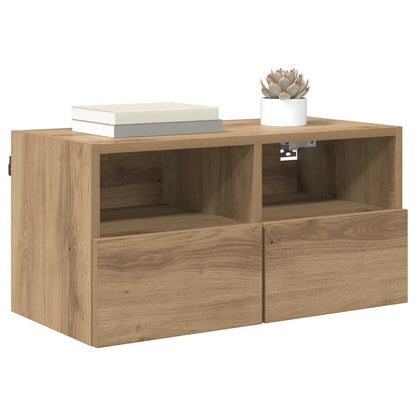 TV Wall Cabinet 60 x 30 x 30 cm Artisan Oak Engineered Wood