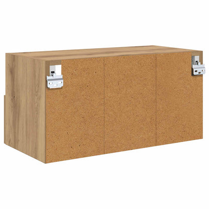 TV Wall Cabinets 2 pcs Artisan Oak Engineered Wood