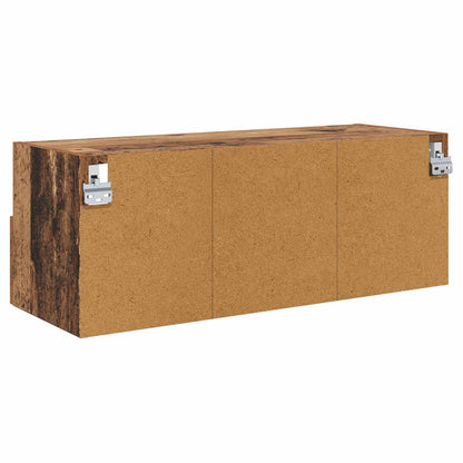 TV Wall Cabinets 2 pcs Old Wood 80 x 30 x 30 cm Engineered Wood