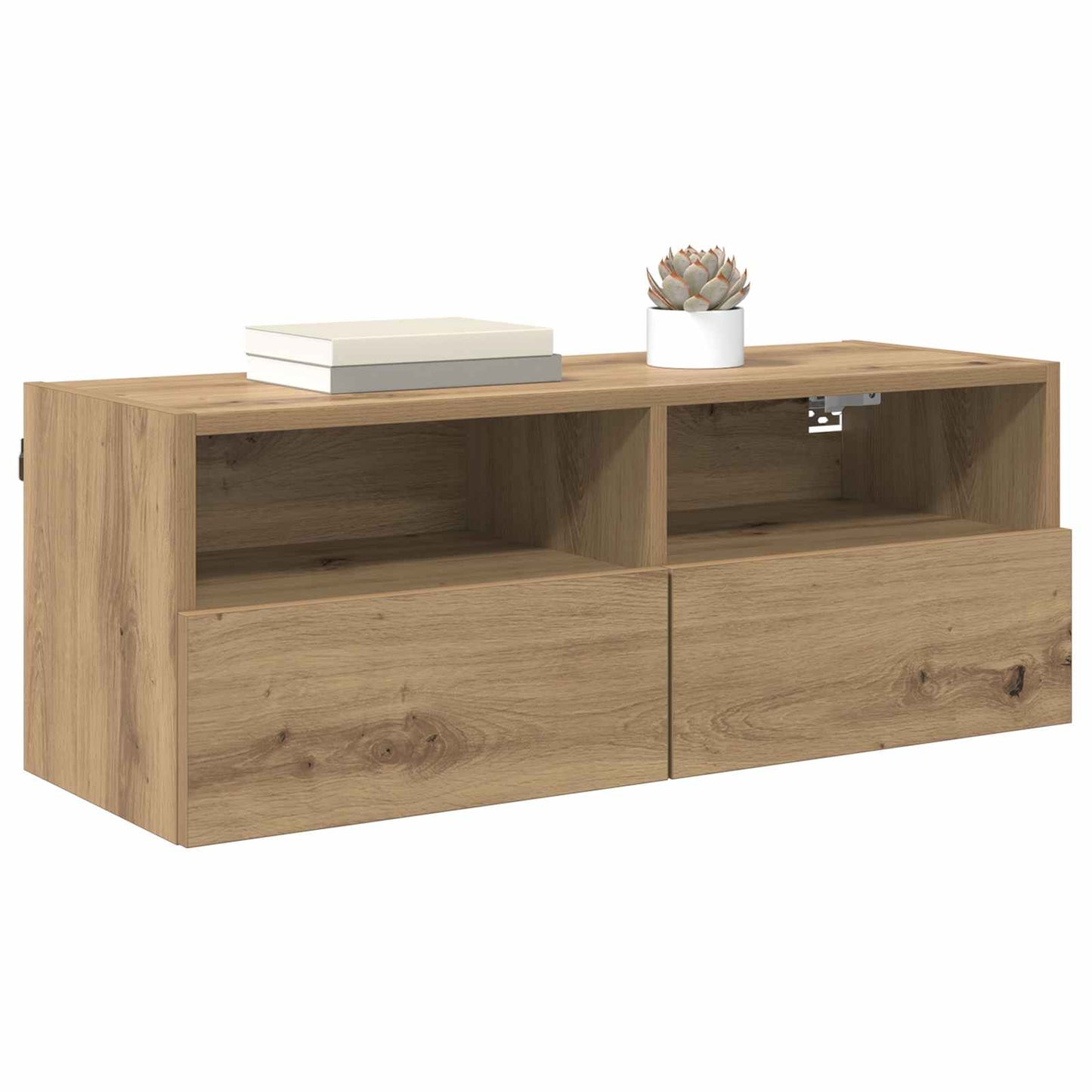 TV Wall Cabinets 2 pcs Artisan Oak Engineered Wood