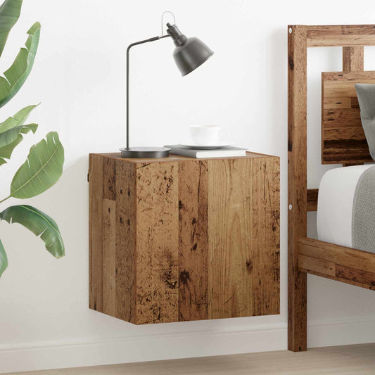 TV Wall Cabinet 40.5x30x40cm Old Wood Engineered Wood