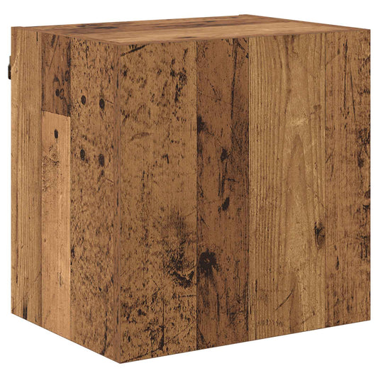 TV Wall Cabinet 40.5x30x40cm Old Wood Engineered Wood