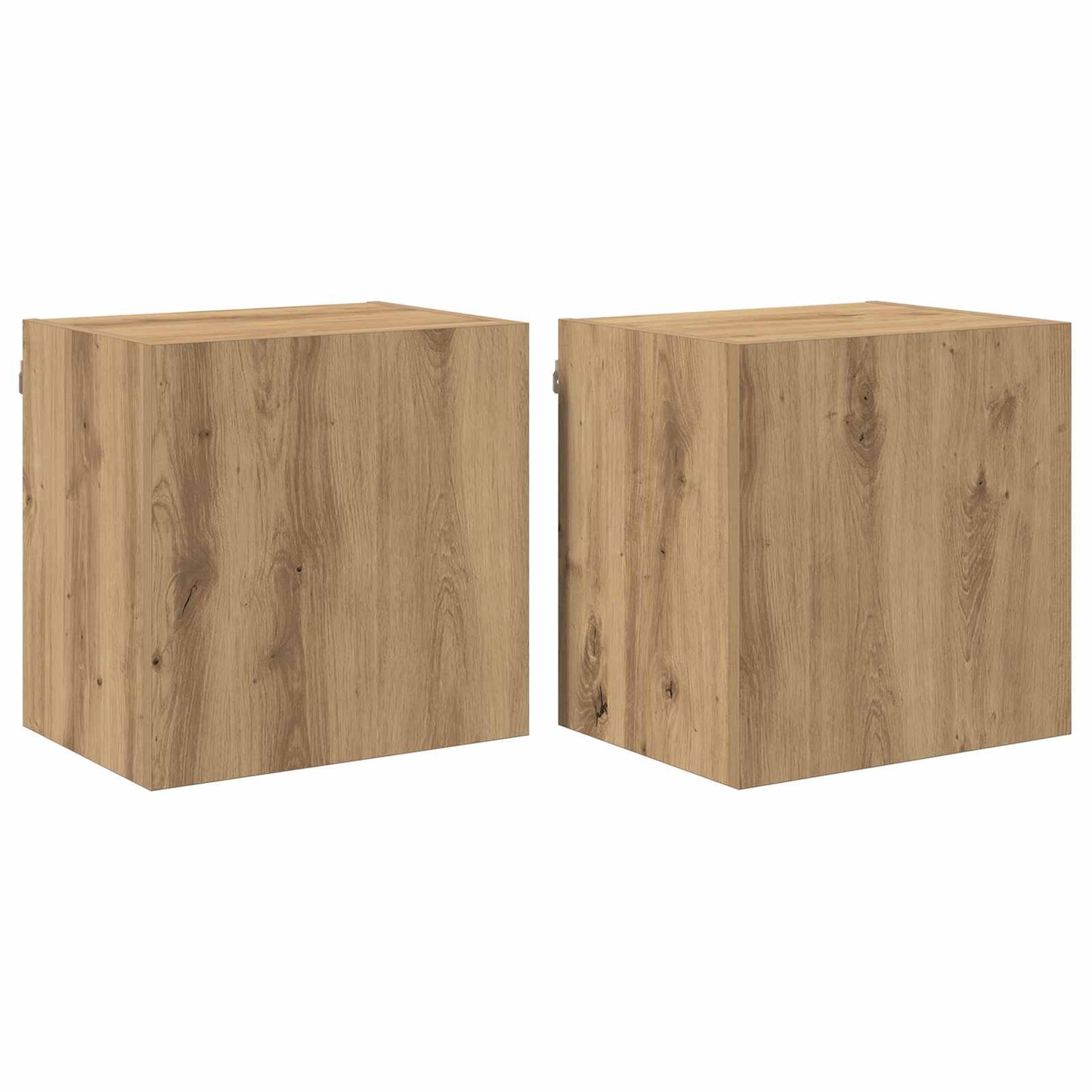 TV Wall Cabinets 2 pcs Artisan Oak Engineered Wood