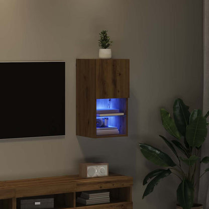 Wall-mounted TV Cabinet 30.5 x 30 x 60 cm Artisan Oak