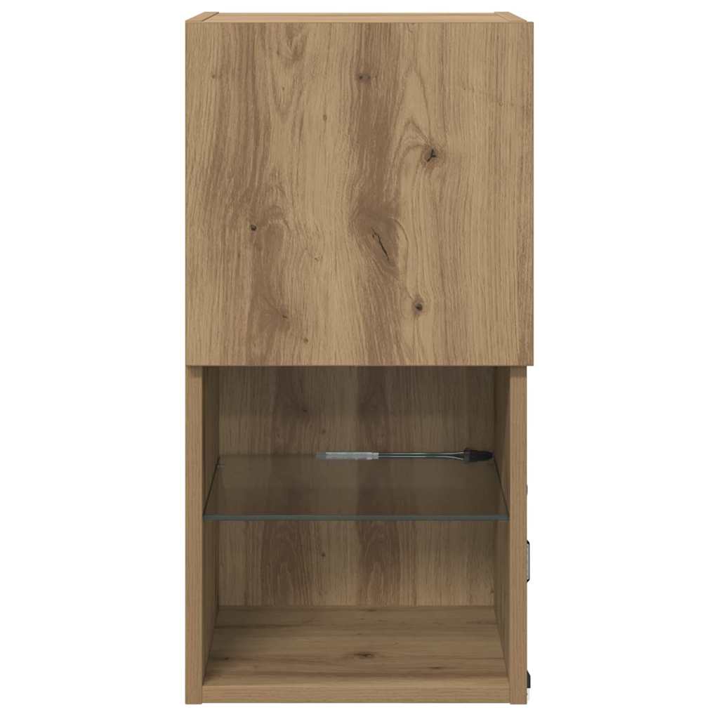 Wall-mounted TV Cabinet 30.5 x 30 x 60 cm Artisan Oak