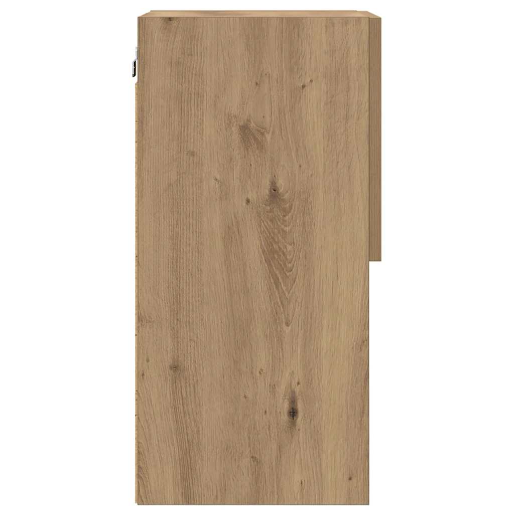 Wall-mounted TV Cabinets 2 pcs Artisan Oak Engineered Wood