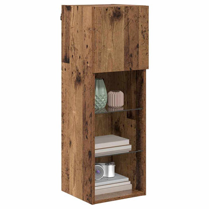 Wall-mounted TV Cabinets 2 pcs Old Wood 30.5 x 30 x 90 cm