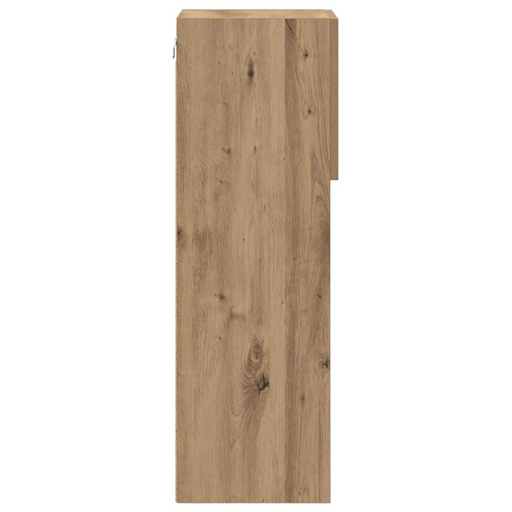 Wall-mounted TV Cabinets 2 pcs Artisan Oak Engineered Wood