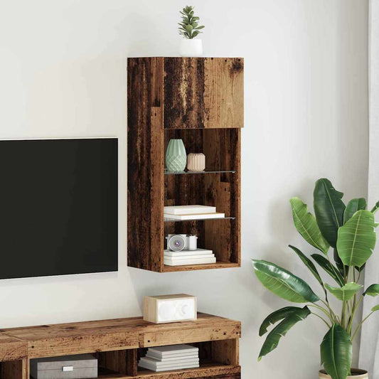 Wall-mounted TV Cabinet 40.5 x 30 x 90 cm Old Wood