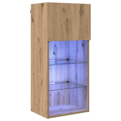Wall-mounted TV Cabinet 40.5 x 30 x 90 cm Artisan Oak