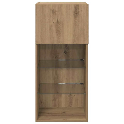Wall-mounted TV Cabinet 40.5 x 30 x 90 cm Artisan Oak