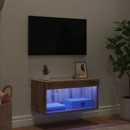 TV Cabinet Set 60 x 30 x 30 cm Artisan Oak Engineered Wood