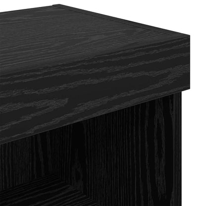 TV Cabinet Set Black Oak 60 x 30 x 30 cm Engineered Wood