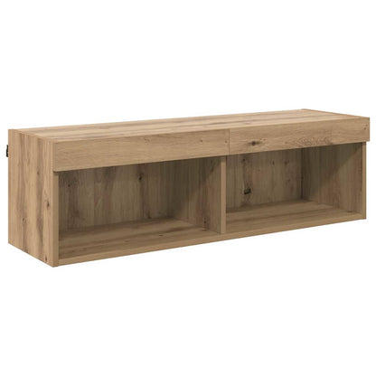 TV Wall Cabinet 100 x 30 x 30 cm Artisan Oak Engineered Wood