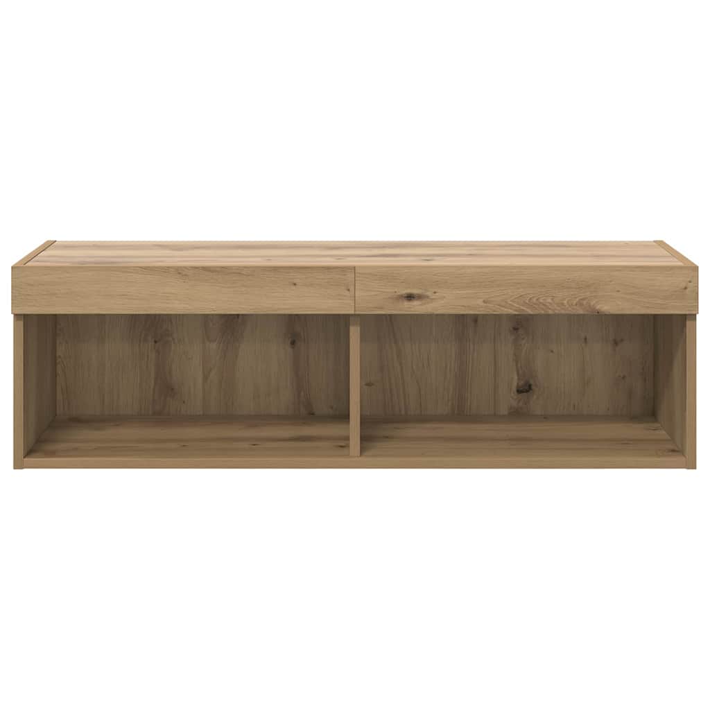 TV Wall Cabinet 100 x 30 x 30 cm Artisan Oak Engineered Wood