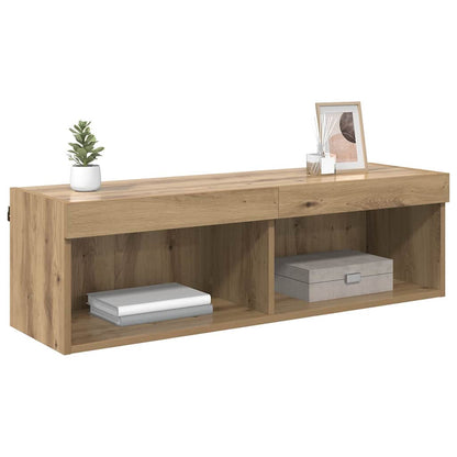 TV Wall Cabinet 100 x 30 x 30 cm Artisan Oak Engineered Wood