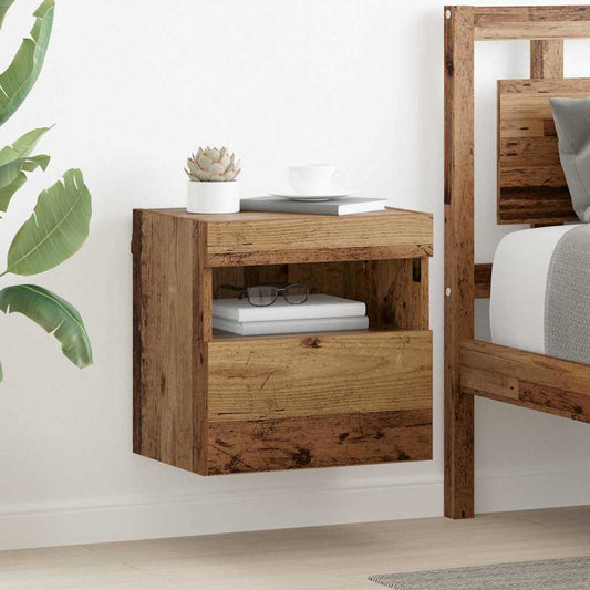 TV Wall Cabinets 2 pcs Old Wood Engineered Wood