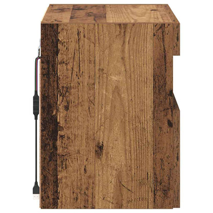 TV Wall Cabinets 2 pcs Old Wood 40 x 30 x 40 cm Engineered Wood