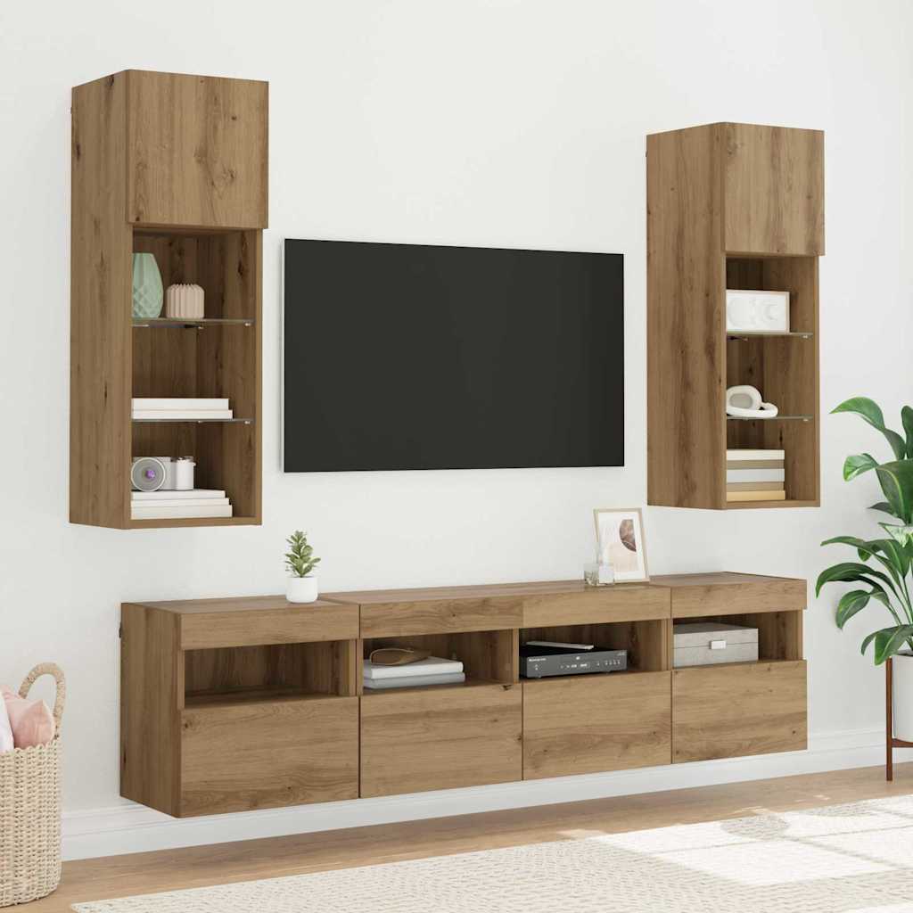 TV Wall Cabinet 40 x 30 x 40 cm Artisan Oak Engineered Wood