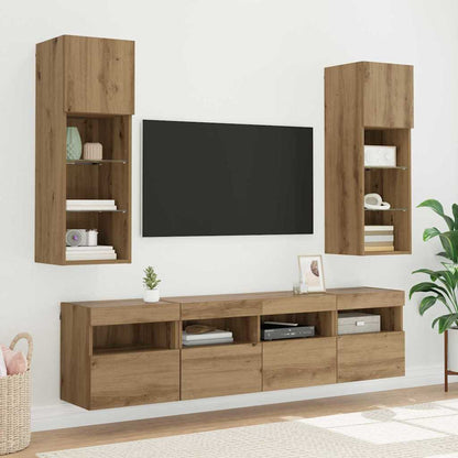 TV Wall Cabinet 40 x 30 x 40 cm Artisan Oak Engineered Wood